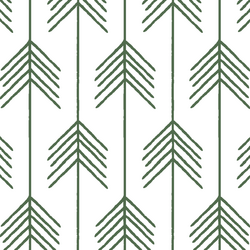 Vanes in Kale on White