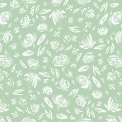 Spring Flowers in Mint