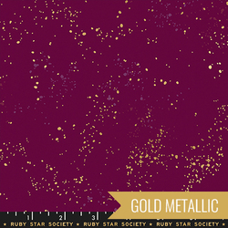 Speckled in Metallic Purple Velvet
