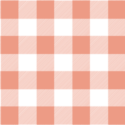 Buffalo Plaid in Grapefruit