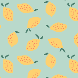 Lemons in Picnic Green