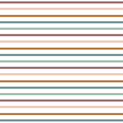 Sweet Stripes in Vintage Fruit Dusty