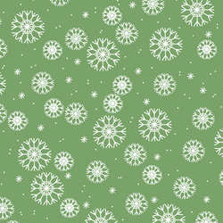 Snowflakes in Pistachio