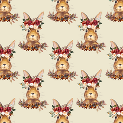 Little Autumn Hare in Soft Beige