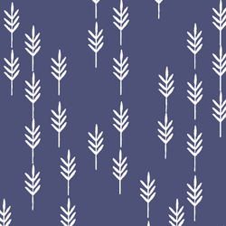 Wild Field in Indigo