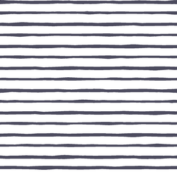 Artisan Stripe in Ink on White