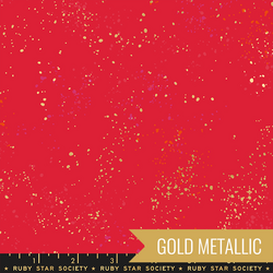Speckled in Metallic Scarlet