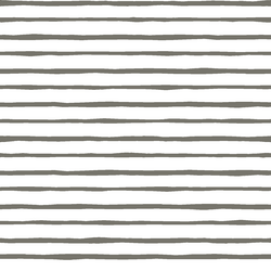 Artisan Stripe in Greige on White