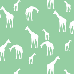 Giraffe Silhouette in Sprout