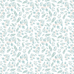 Forest Floor in White