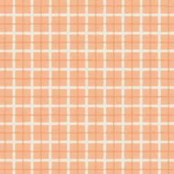 Valentine Tartan in Peach Cream