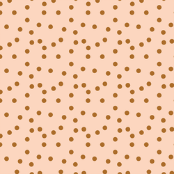 Boho Polka Dots in Caramel Blush