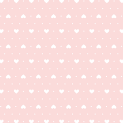 Heart Dots in Pink Sherbert