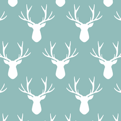 Stag Silhouette in Pool