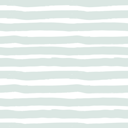 Large Painted Stripe in Iced Aqua