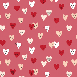 Happy Hearts in Cranberry