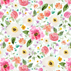 Sweet Treat Floral in Rainbow