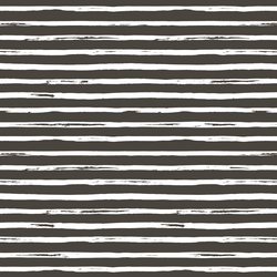 Watercolor Stripes in White on Ash Brown