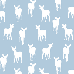 Fawn Silhouette in Sky