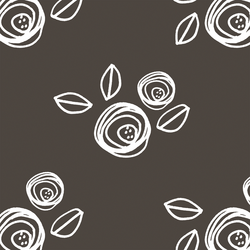 Regal Roses in Brown