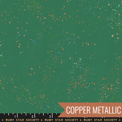 Speckled in Metallic Emerald Green