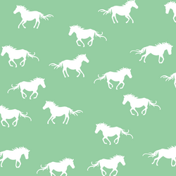 Horse Silhouette in Sprout