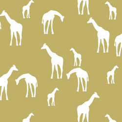 Giraffe Silhouette in Brass