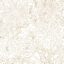 Paperie in Golden Dream on White