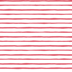 Artisan Stripe in Passion on White