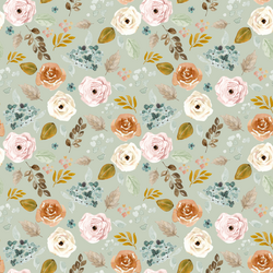 Desert Garden in Succulent Green