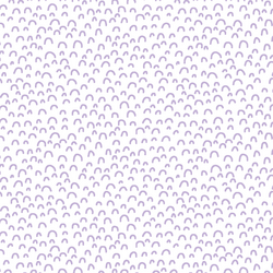 Doodle in Lilac on White