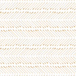 Chevron Arrows in Golden Mustard on White
