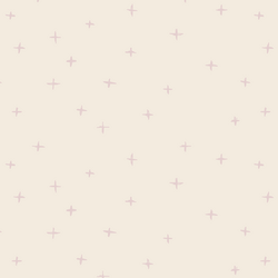 Swiss Crosses in Mauve Chalk on Egret