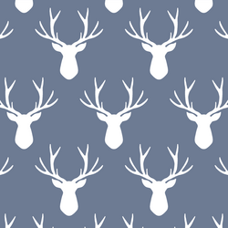 Stag Silhouette in Dove