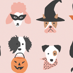 Large Halloween Pups in Cotton Candy