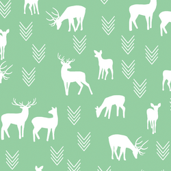 Deer Silhouette in Sprout