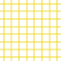 Summer Gingham Check in Dandelion