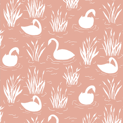 Silhouettes in Pink Lily