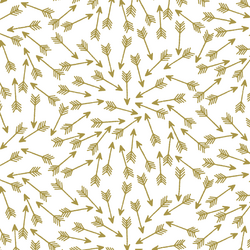 Arrows in Gold on White