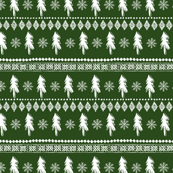 Little Festive Sweater in Holly Green