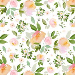 Spring Blossoms in White