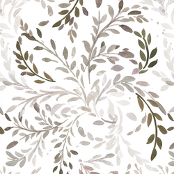 Willow Vines in Warm Gray