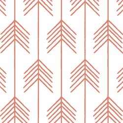 Vanes in Desert Rose on White