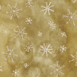 Snowflake in Holiday Gold