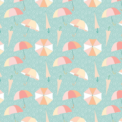 Little Umbrellas in April Showers