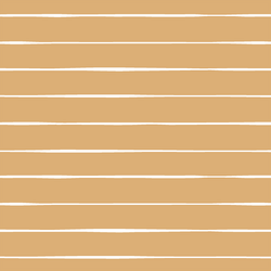 Stripe in White on Golden Mustard