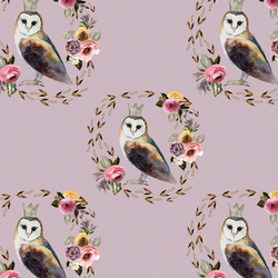 Cambridge Owl in Mauve