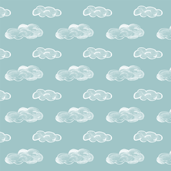 Clouds in Aqua Sky
