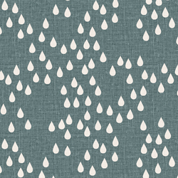 Rain Drops in Ocean