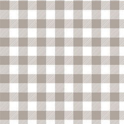 Medium Buffalo Plaid in Taupe